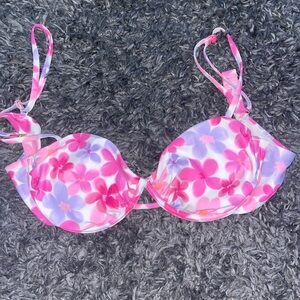 floral bikini top